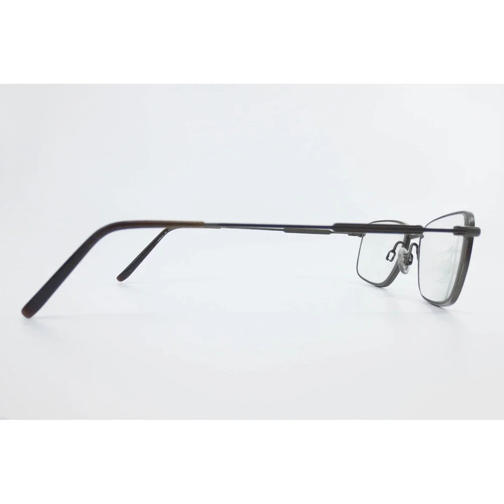 Mykita Perfection Eyeglasses Matte Brown Rectangular Metal Frame 53-17-145 38370